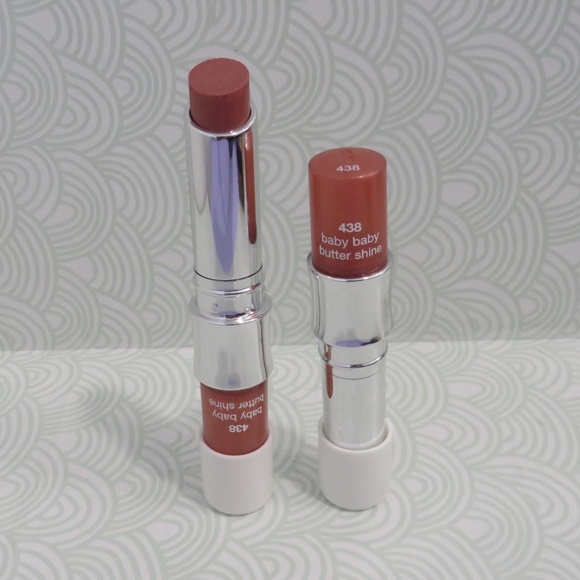 Clinique Other - CLINIQUE💥 BUTTER SHINE LIPSTICK #438 BABY BABY WHITE CAP - LOT OF 2💥